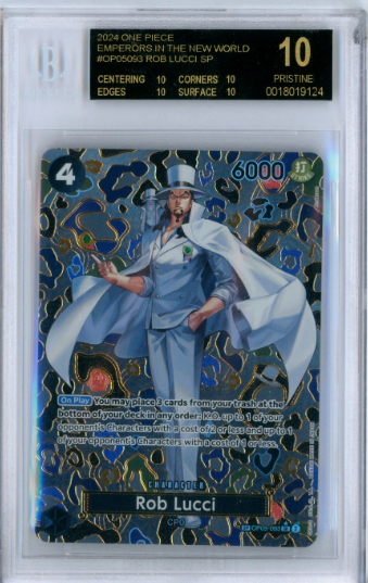 Rob Lucci One Piece gradé Beckett 10